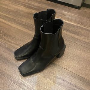 ASOS Raid Kennedi Mid Heel Chelsea Boots